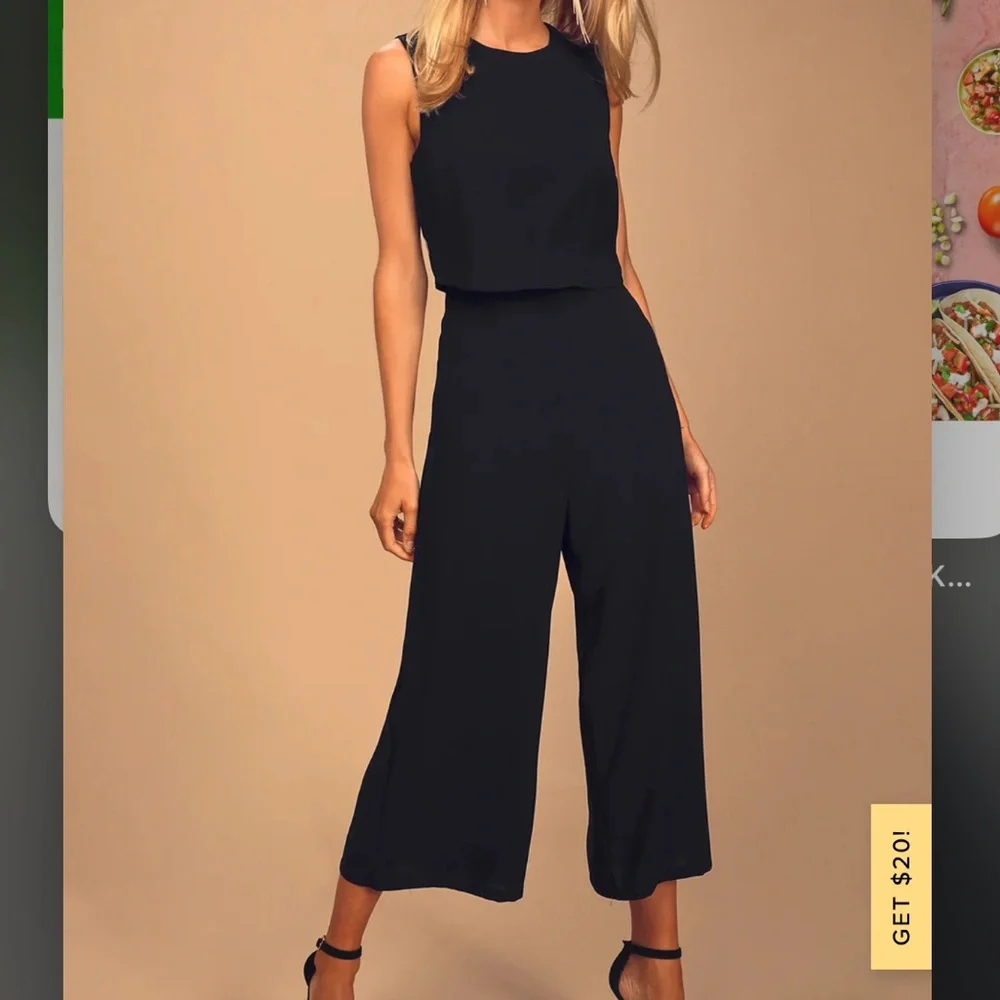 Lulus Black jumpsuit - Picture 1 of 6